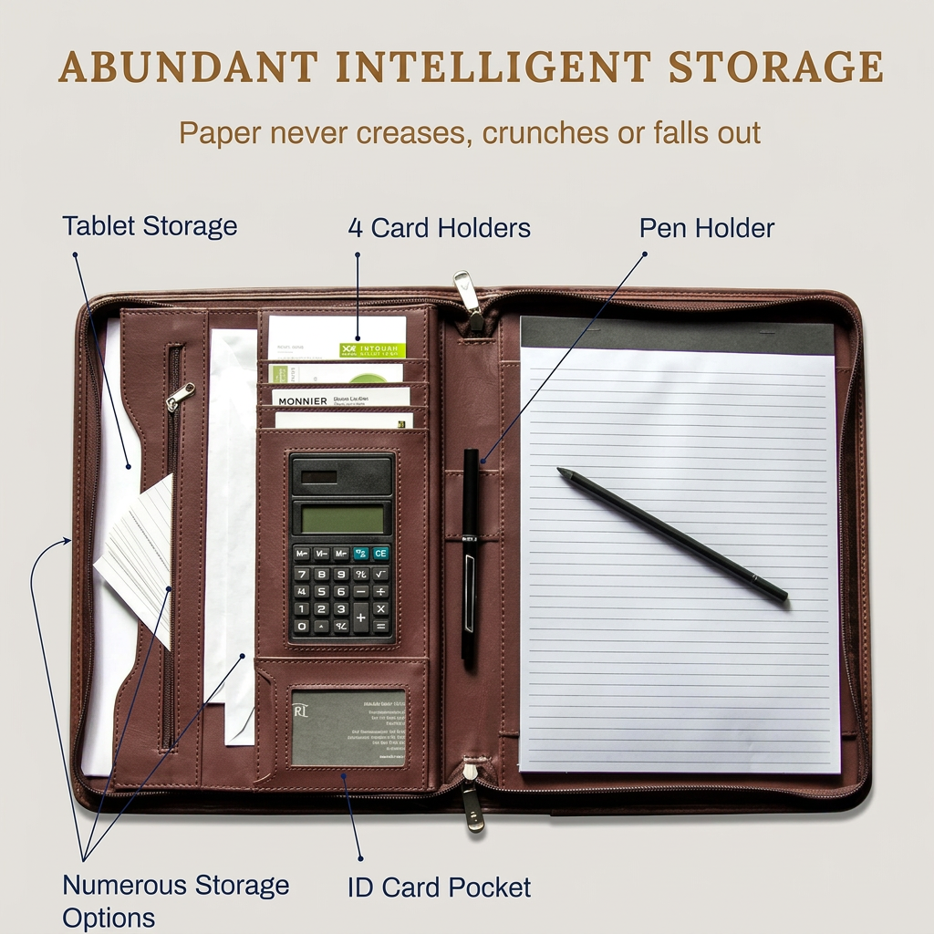 Business Zipper Portfolio