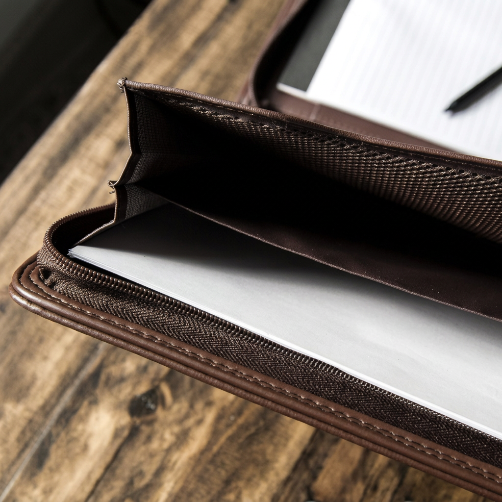 Business Zipper Portfolio