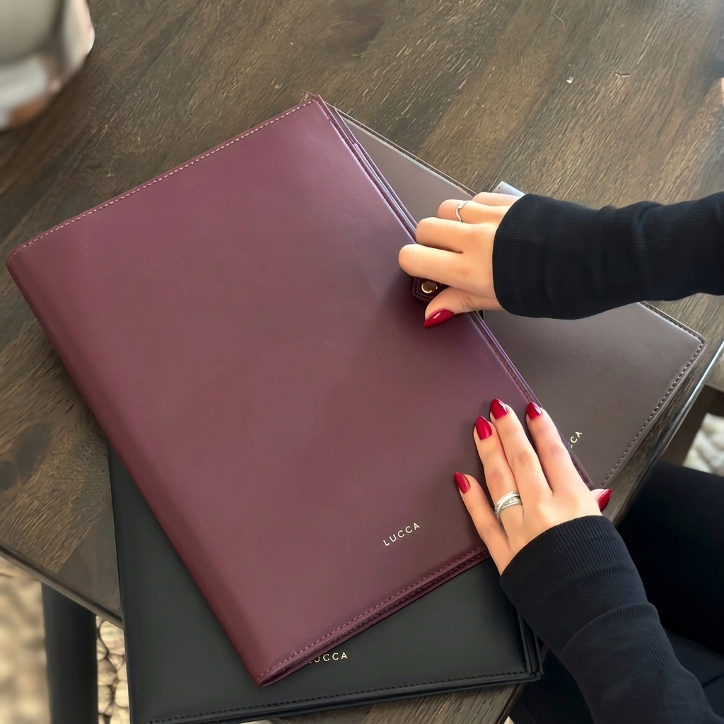 Premium Leather Portfolio Case