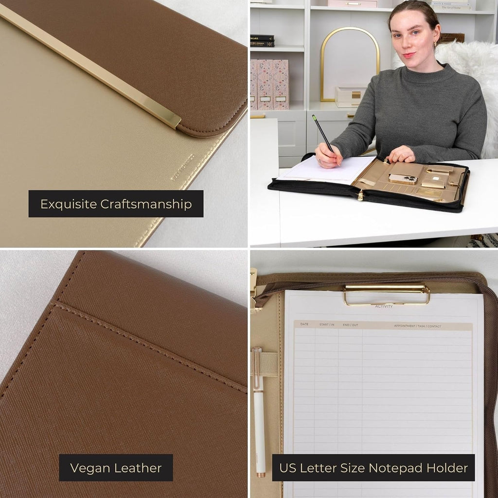 Premium Leather  Portfolio File Folder