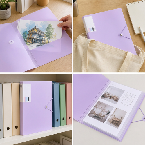 A4 Pastel Paper Organizer