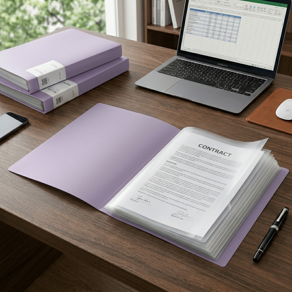 A4 Pastel Paper Organizer