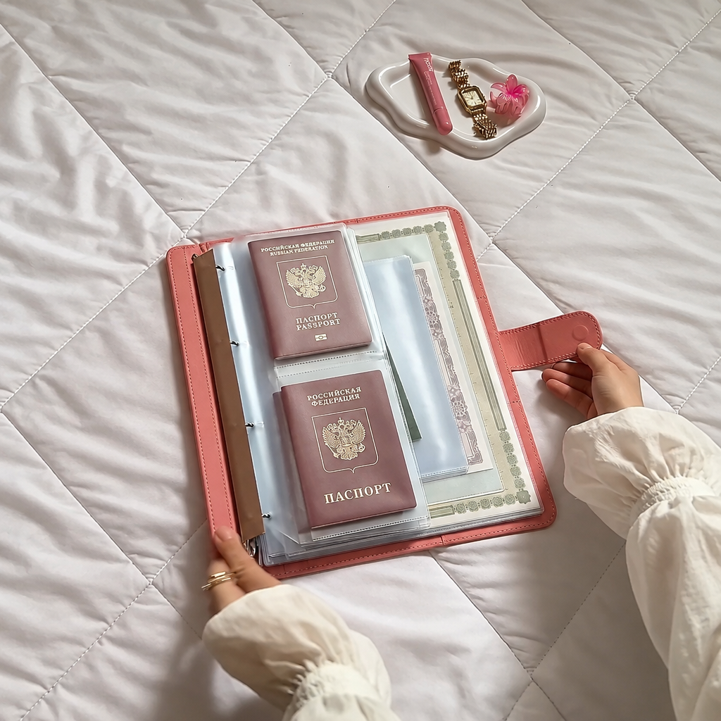 Uniqe TravelGuard Document Organizer