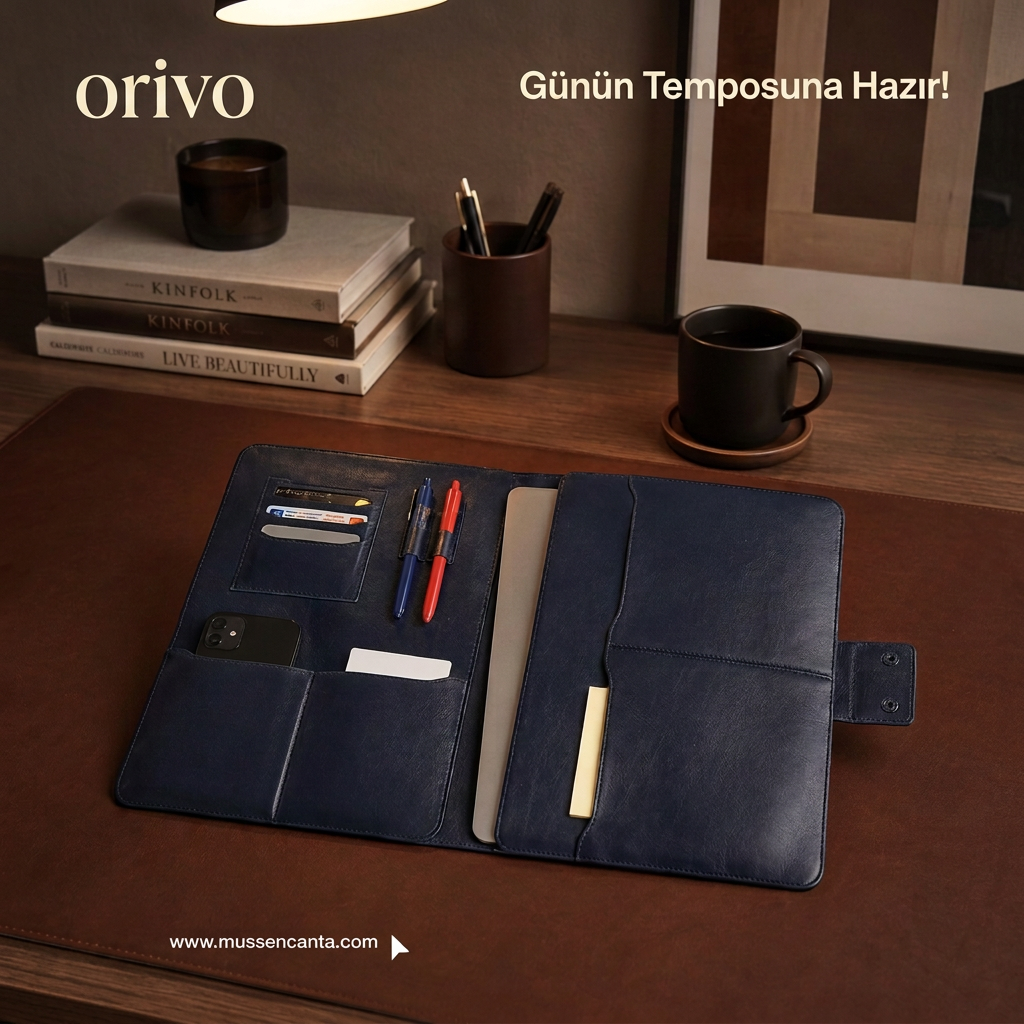 Orivo branding ke saath clear organizer tasveer