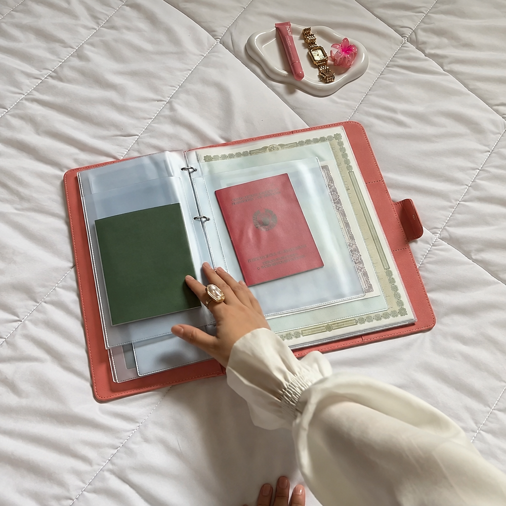 Uniqe TravelGuard Document Organizer