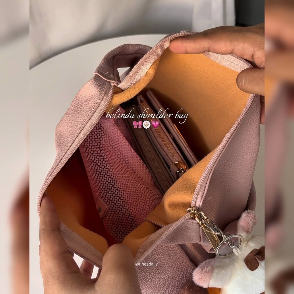 Pink Belinda Shoulder Bag