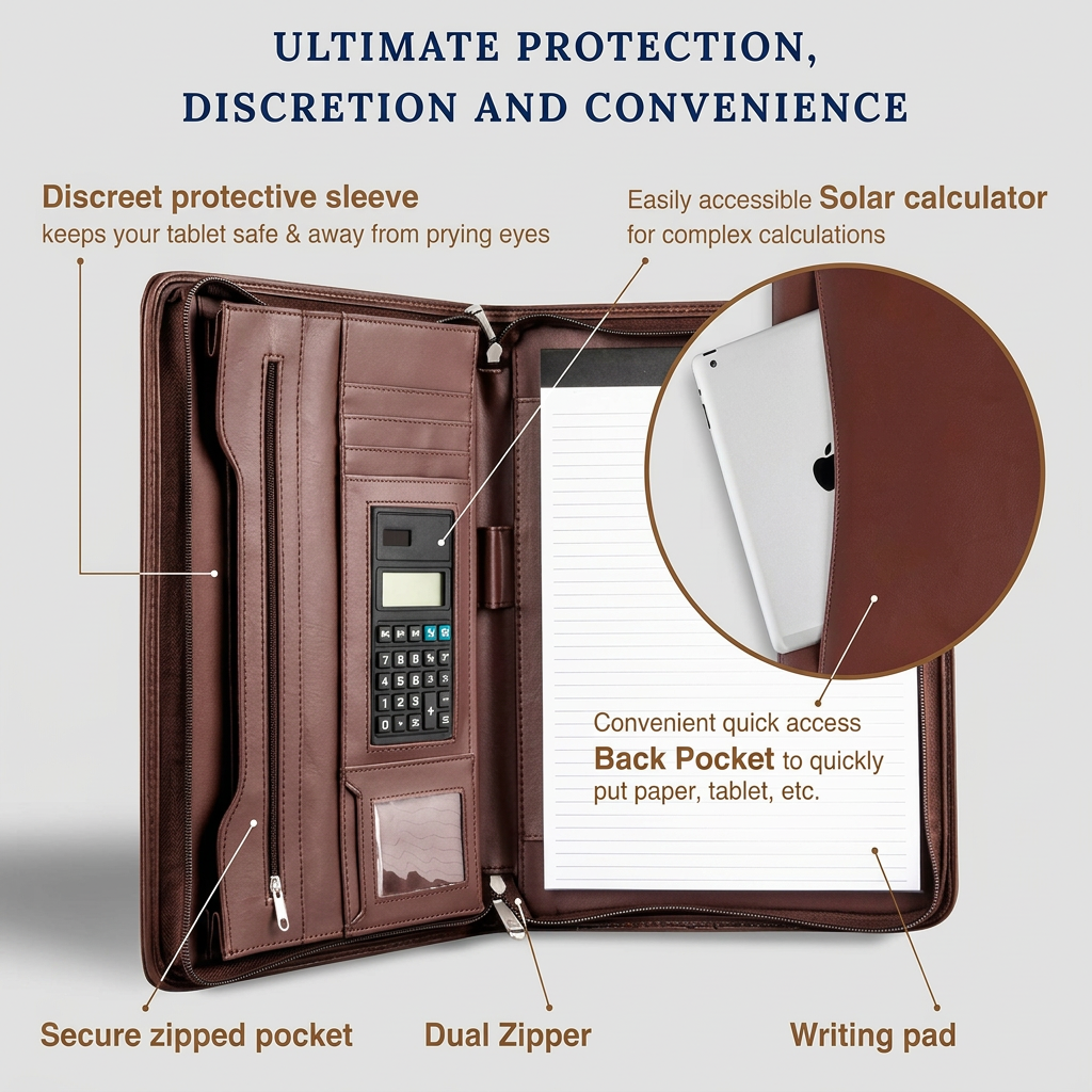 Business Zipper Portfolio