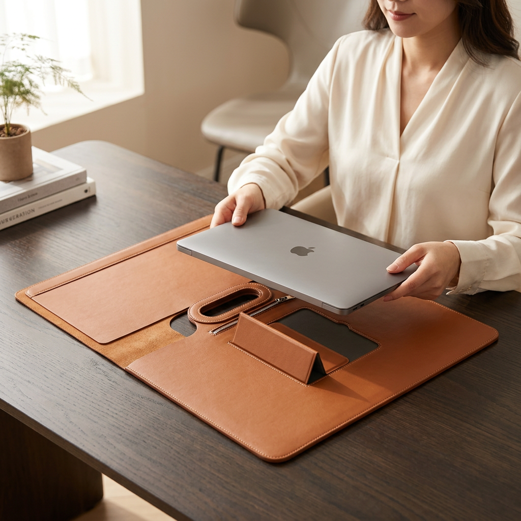 PU Leather Laptop Case