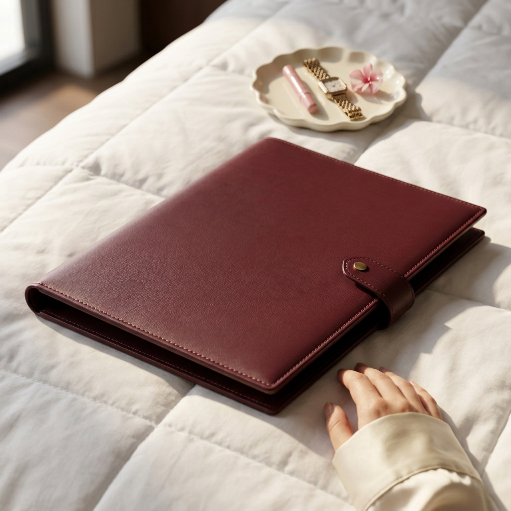 Premium Leather Portfolio Case